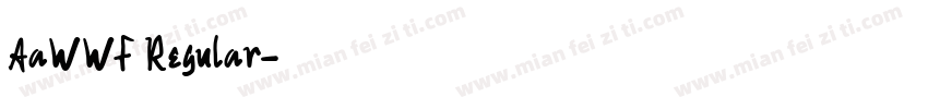AaWWF Regular字体转换